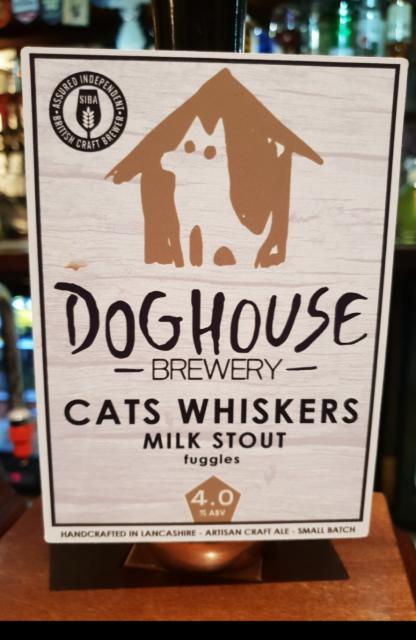 Cats Whiskers 4.0%, Dog House Brewery, England