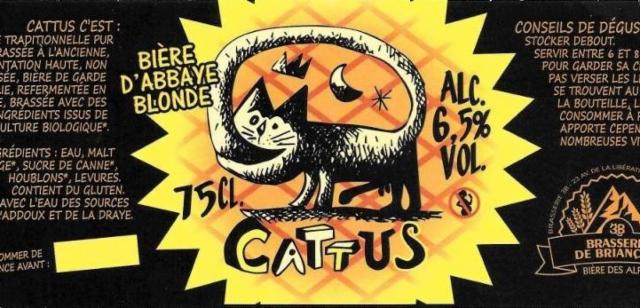 Cattus 6.5%, B3 - Brasserie Bio De Briançon, France