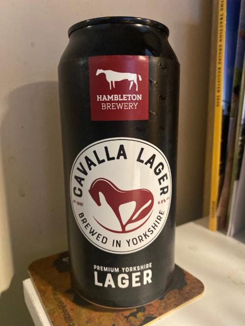 Cavalla Lager 4.6%, Hambleton Ales / Brewery, England