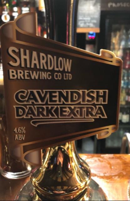 Cavendish Dark Extra 4.6%, Shardlow Brewing, England