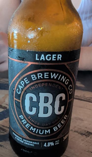 CBC Lager, Cape Brewing Company