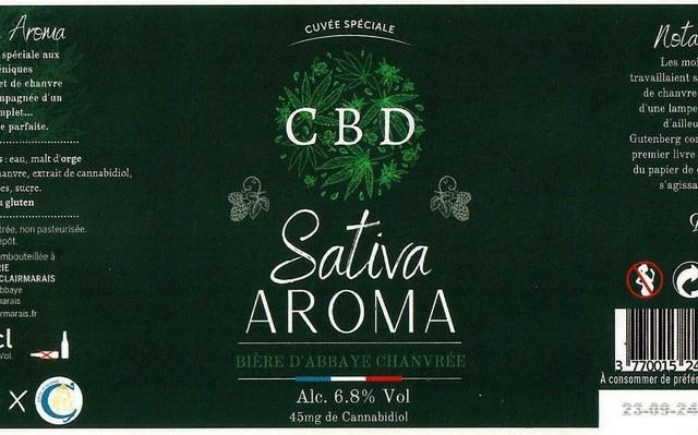 CBD Sativa Aroma 6.8%, Abbaye De Clairmarais, France