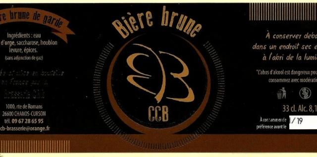 CCB Brune, Brasserie CCB (Chris Company Beers) [Closed]
