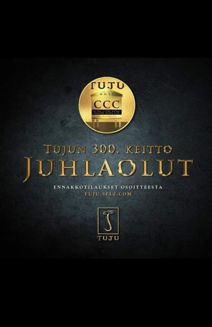 CCC - Tujun 300. Keitto Juhlaolut 5.5%, Panimoyhtiö Tuju, Finland