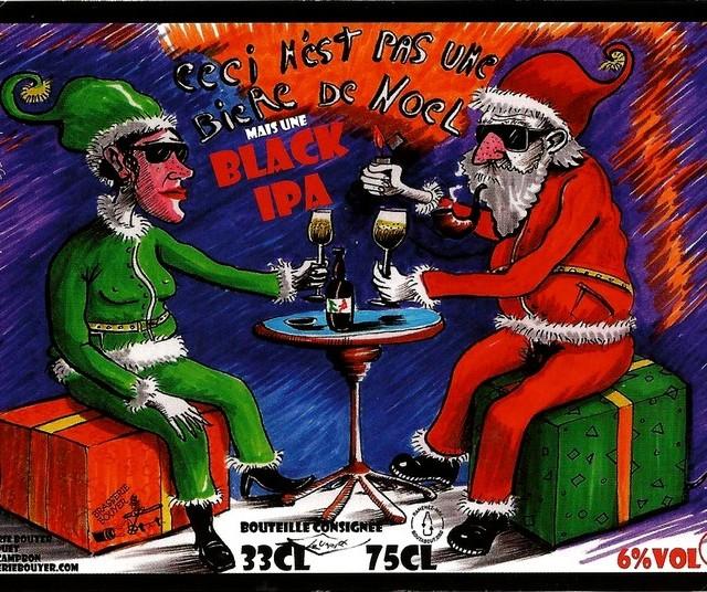 Ceci N'Est Pas Une Bière De Noël, Mais Une Black IPA, Brasserie Bouyer