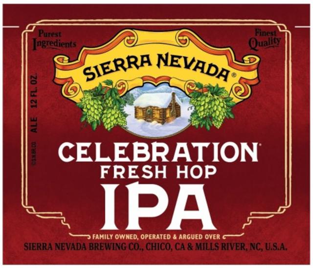 Celebration Fresh Hop IPA 2023 6.8%, Sierra Nevada Brewing Company, United States