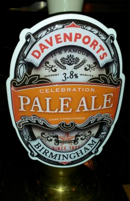 Celebration Pale Ale 3.8%, Davenports, England