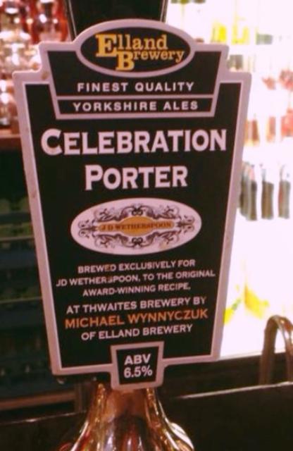 Celebration Porter 6.5%, Elland Brewery, England