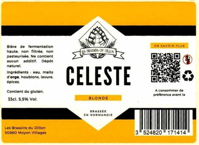 Céleste 5.5%, Les Brassins Du Dillon, France