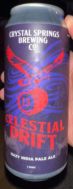 Celestial Drift, Crystal Springs Brewing Company