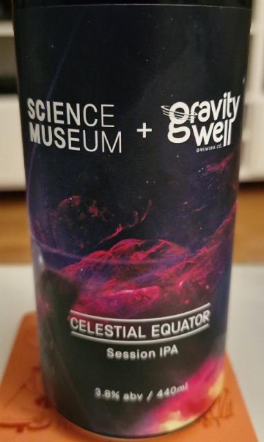 Celestial Equator 3.8%, Gravity Well Brewing Co., England