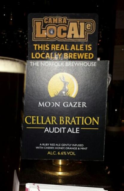Cellar Bration 6.6%, Moon Gazer - Norfolk Brewhouse, England