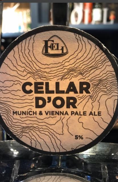 Cellar D'Or 5.0%, Fell Brewery, England