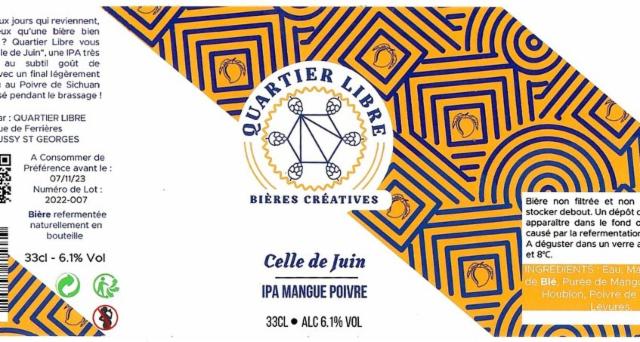 Celle De Juin 6.1%, Quartier Libre [Closed], France