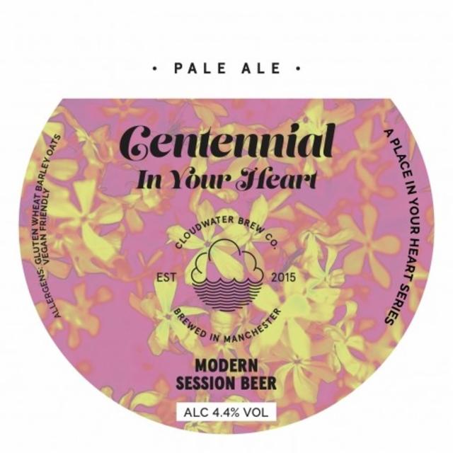 Centennial In Your Heart 4.4%, Cloudwater Brew Co., England