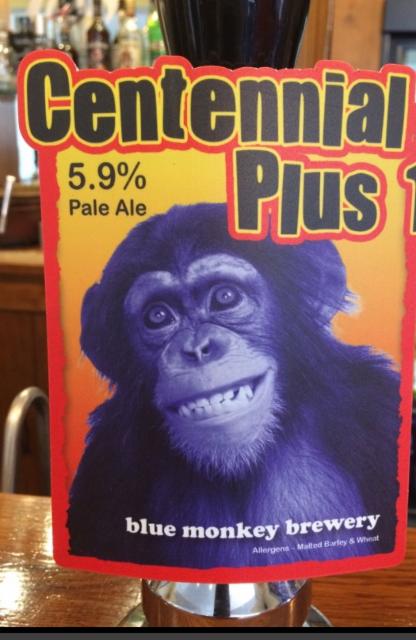 Centennial Plus 1 5.9%, Blue Monkey Brewery, England