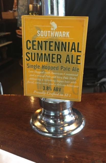 Single Hop - Centennial Summer Ale 3.8%, Southwark Brewing, England