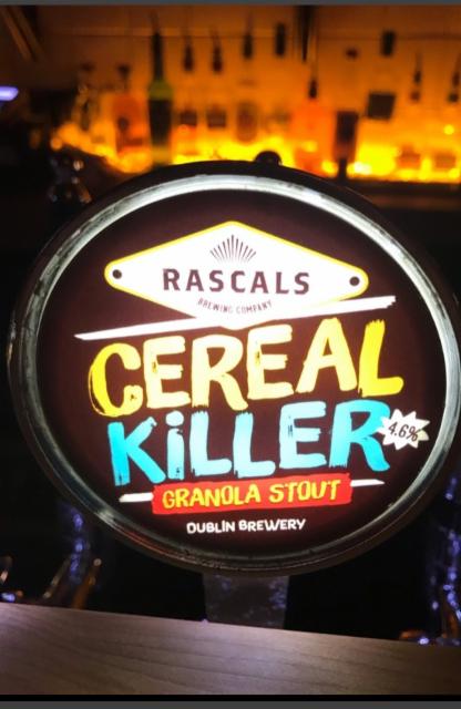 Cereal Killer 4.6%, Rascals Brewing, Ireland