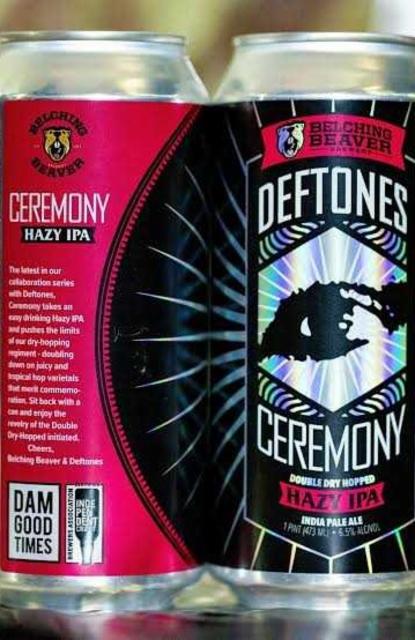 Ceremony Deftones 6.5%, Belching Beaver Brewery, United States