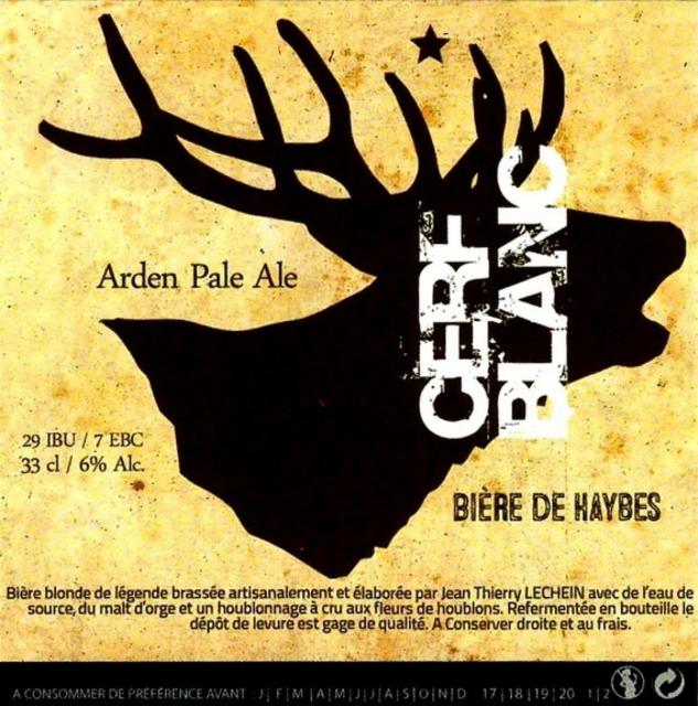 Cerf Blanc 6.0%, Brasserie Ardennaise De Haybes - BAH, France