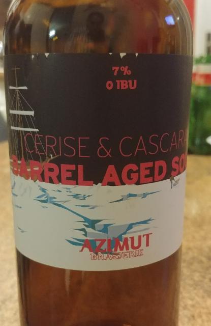 Cerise & Cascara Barrel Aged Sour 7.0%, Azimut Brasserie, France