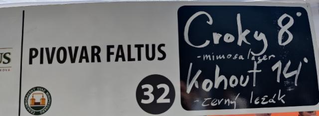 Černý Kohout 14°, Faltus