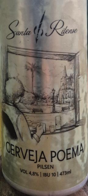 Cerveja Poema 4.8%, Cervejaria Santa Ritense, Brazil