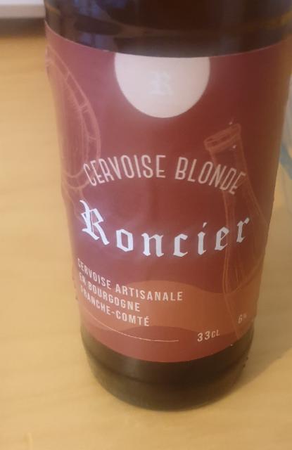 Cervoise Blonde Roncier, Brasserie La Rouget de Lisle