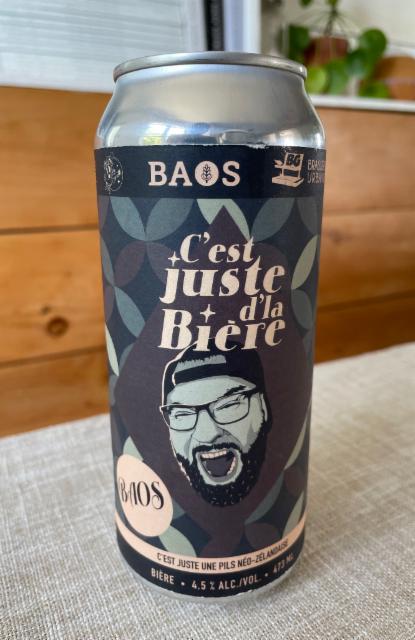 C'est juste d'la bière 4.5%, BG Brasserie Urbaine, Canada