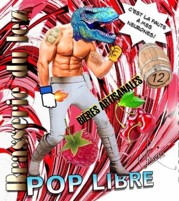 C'Est La Faute À Mes Neurones ! - Pastry Sour Cerise Framboise 6.5%, La Brasserie Du Lez, France