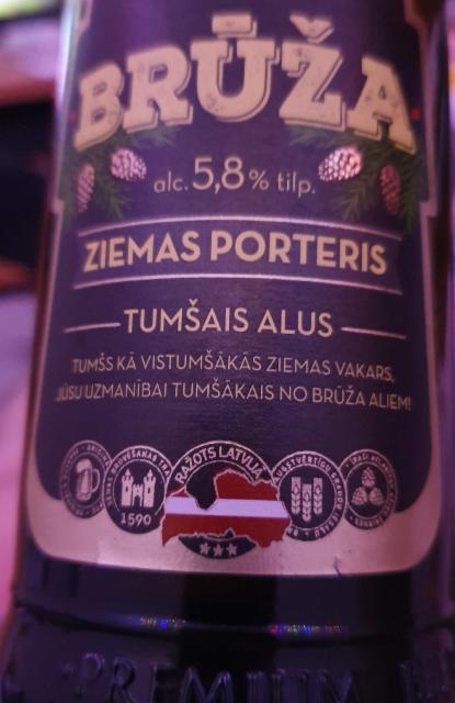 Brūža Ziemas Porteris 5.8%, Cēsu Alus (Olvi), Latvia