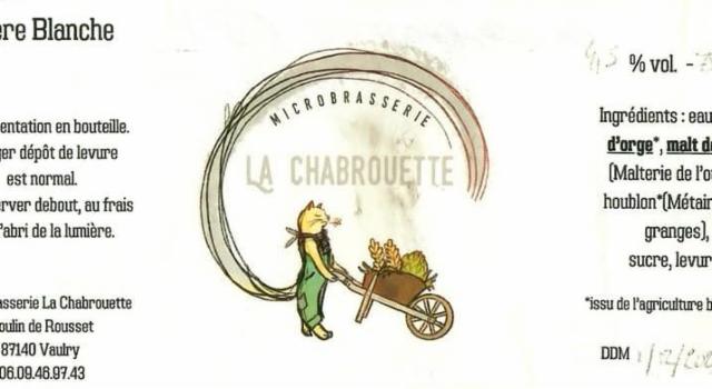 Chabrouette Blanche 4.5%, Brasserie La Chabrouette, France