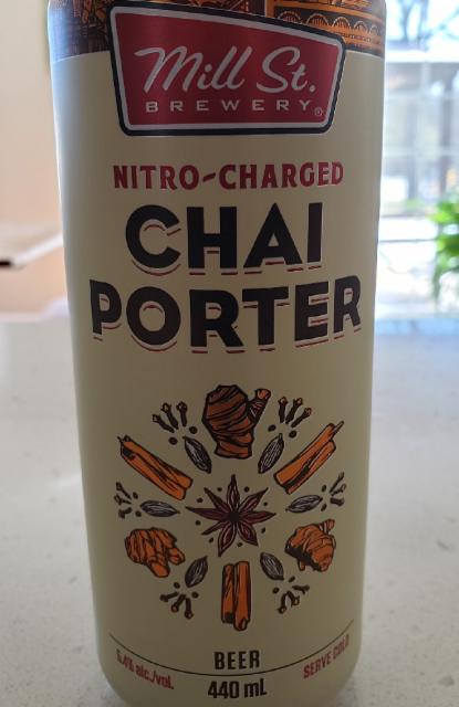 Chai Porter 5.4%, Mill Street Brewery (AB InBev), Canada