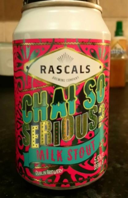 Chai So Serious? 5.5%, Rascals Brewing, Ireland