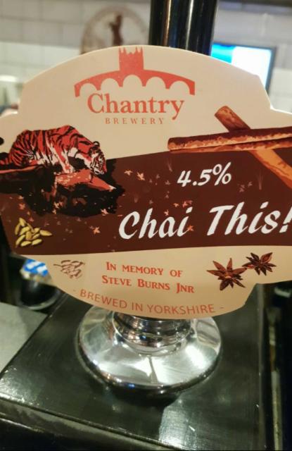 Chai This! 4.5%, Chantry Brewery, England