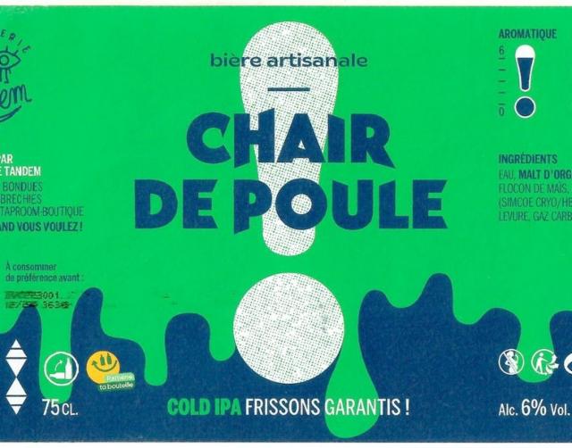 Chair De Poule 6.0%, Brasserie Tandem, France