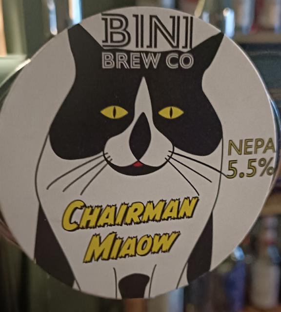 chairman miaow neipa 5.5%, Bini Brew Co., England