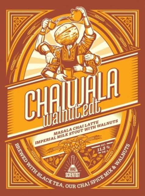 Chaiwala Walnut EDT 11.3%, Mad Scientist, Hungary