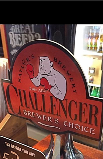 Challenger 5.4%, Naylor's Brewery, England