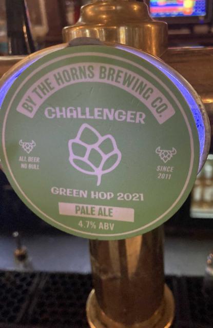 Challenger Green Hop 2021 4.7%, By The Horns Brewing Co., England
