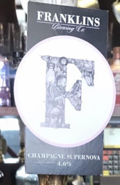 Champagne Supernova 4.6%, Franklins Brewing Co, England