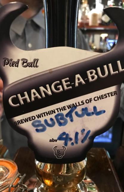 Change-A-Bull Subtbull 4.1%, Pied Bull, England