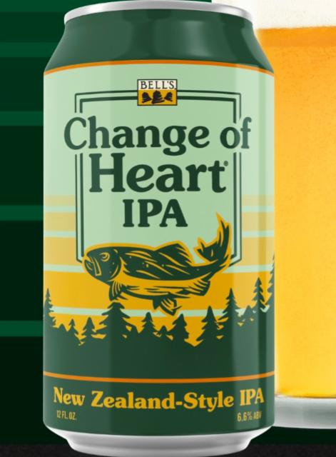 Change of Heart New Zealand-Style IPA 6.6%, Bell's Brewery, United States