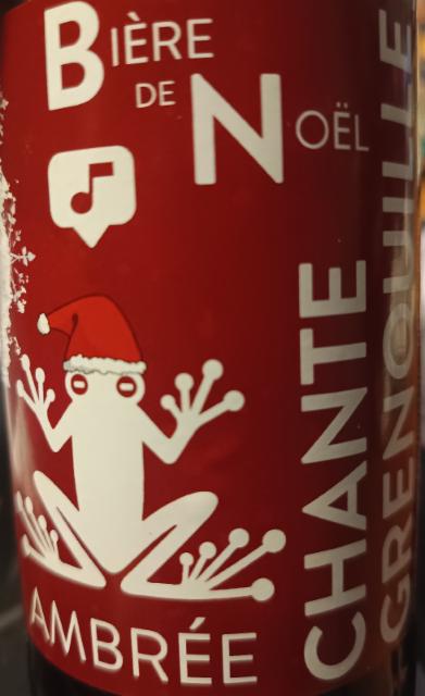 chante grenouille bière de Noël, Brasserie Chante-Grenouille