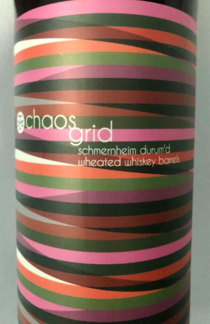 Chaos Grid Aged In Schmernheim Durum'd Wheated Whiskey Barrels 13.6%, Modern Times Beer, United States