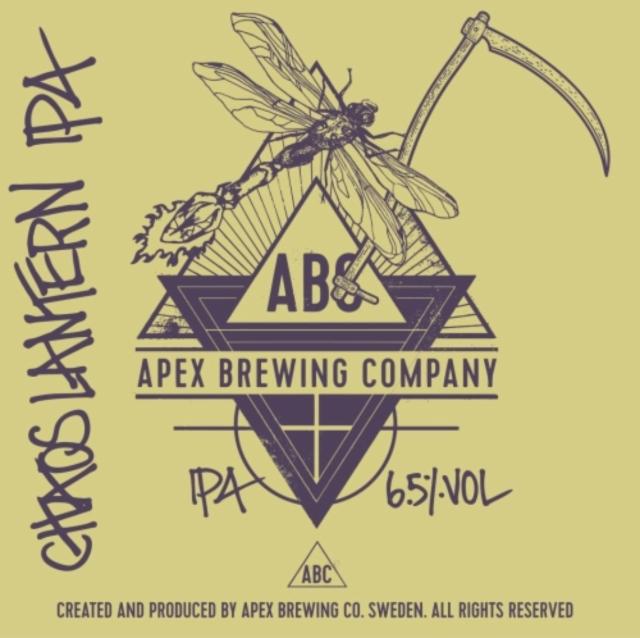 Chaos Lantern IPA, Apex Brewing Company