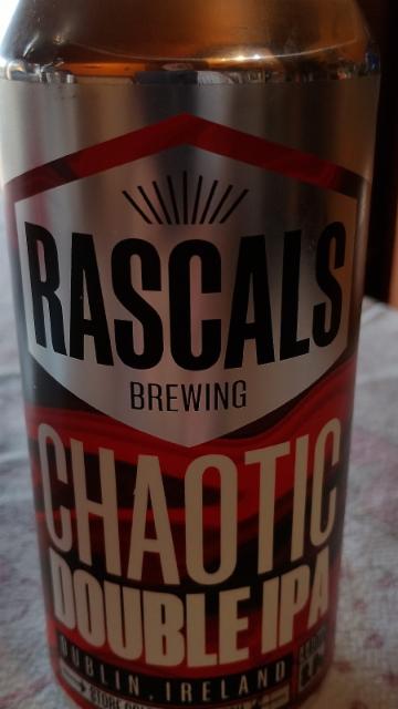 chaotic double ipa 8.0%, Rascals Brewing Company, Ireland