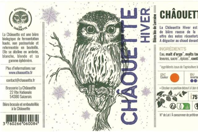 Châouette Hiver 5.9%, Brasserie La Châouette, France