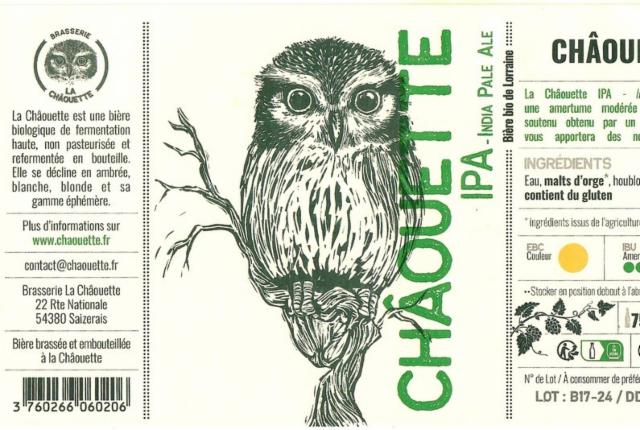 Châouette IPA 6.0%, Brasserie La Châouette, France