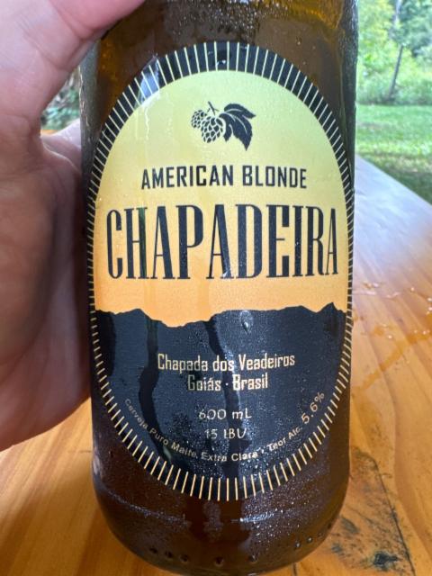Chapadeira American Blonde, Chapadeira